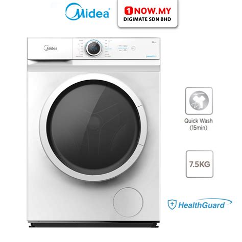 Midea 75kg Front Load Washer Mf100w75 Health Guard Shopee Malaysia