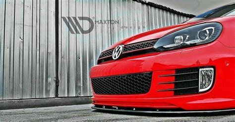 Front Splitter Ver Vw Golf Vi For Golf Gti Th Gloss Black Our