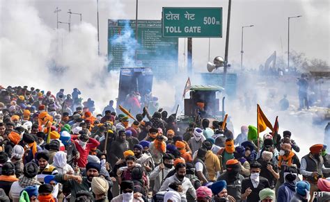 Farmer Protest Farmer Agitation Kept Order Despite Haryana Cops