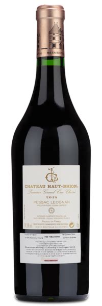 Chateau Haut Brion Bordeaux 2018 Personal Wine