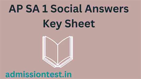 Ap Sa 1 Social Answers Key Sheet 6th 7th 8th 9th 10th Classes 2023