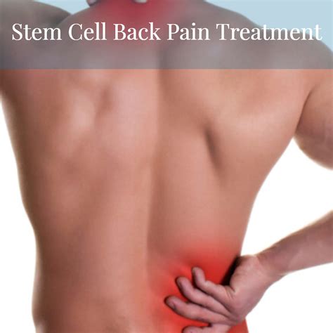 Stem Cell Back Repair Platelette Rich Plasma Prp Treatment