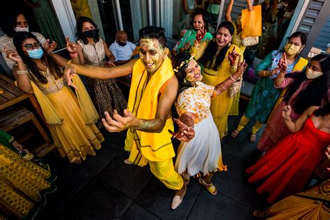 Immersing In Yellow Capturing The Vibrant Haldi Ceremony In Indian