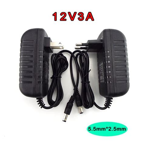 12V 3A 5 5Mm 2 5Mm Ac Dc 100V 240V Lader Adapter Grandado