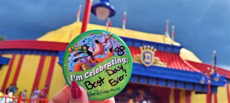 Best Day Ever With Disney Celebration Buttons Military Disney Tips