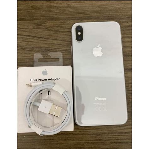 IPhone X 64gb Novo De Vitrine Original Branco Preto Carregador