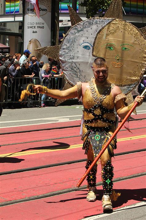 An Artist During The 47th Edition Of San Francisco Pride Parade 2017