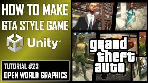 How To Make A Gta Game For Free Unity Tutorial 023 Open World