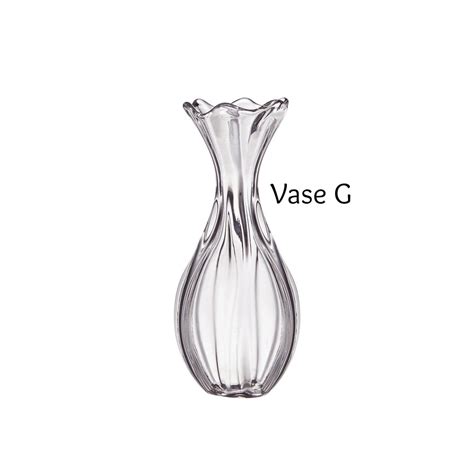 Mini Clear Glass Bud Vase Selection