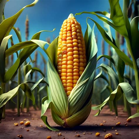 Premium AI Image | corn in the cob