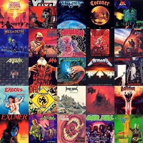 Thrash Metal Collage