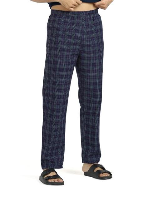 Buy Xyxx Intellieaze Combed Cotton Checkmate Men Pyjama Online At Best