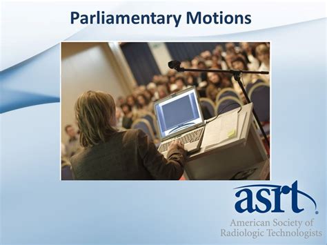 Basic Lessons In Parliamentary Procedure Parliamentary Motions Ppt