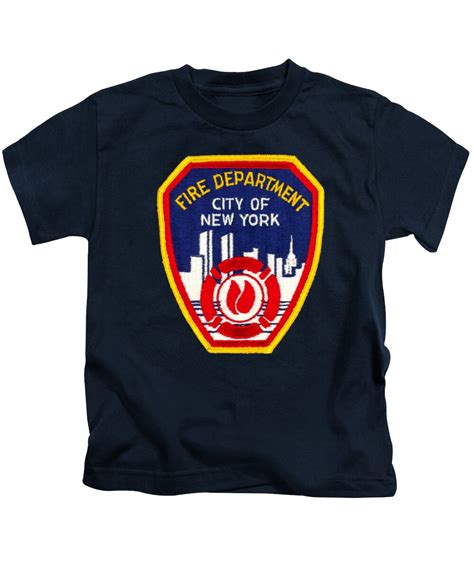 F.d.n.y. - Uniform Patch, Fire Department New York Kids T-Shirt for ...