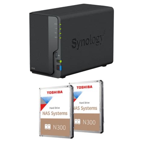 Synology DS223 8TB N300 Specifications Synology DS223 2 Bay NAS Hard