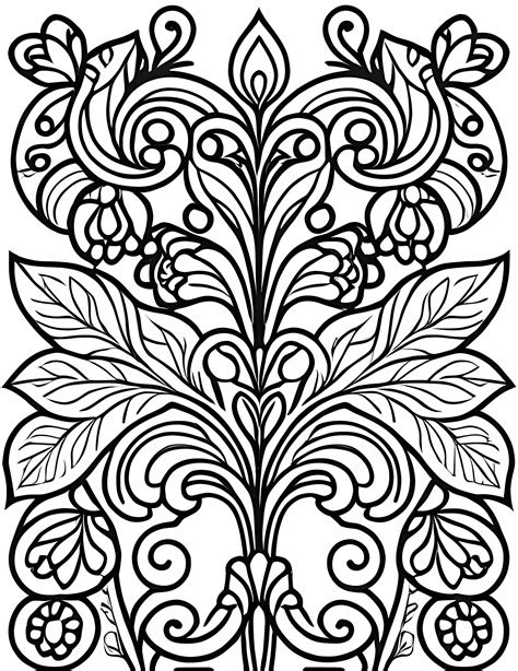 Раскраска Хохлома 32 распечатать - happybrushes