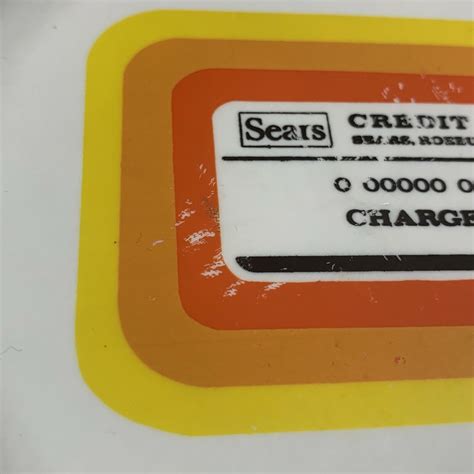 Vintage Sears Credit Card Flying Disc 1980s Plastic - Etsy