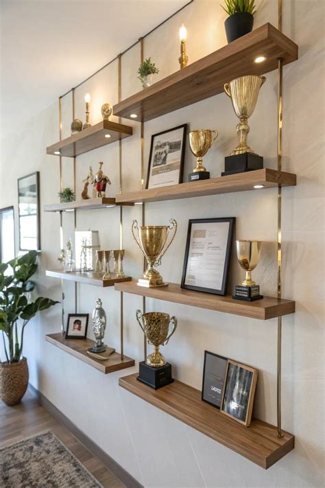 creative trophy case display ideas ferndream