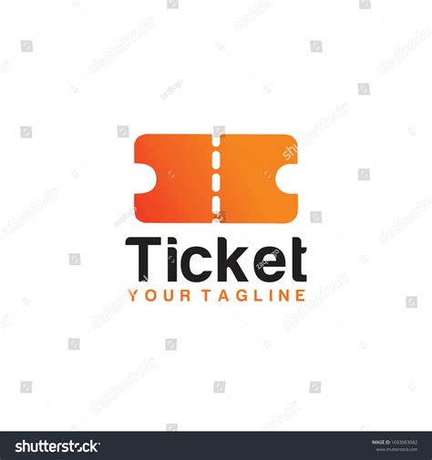 Creative Ticket Logo Template Stock Vector (Royalty Free) 1693083082 | Shutterstock