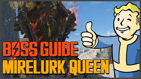 Fallout 4 First Boss Mirelurk Queen Guide Youtube