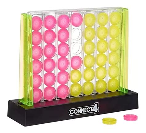 Jogo De Tabuleiro Hasbro Gaming Connect 4 Neon Pop MercadoLivre