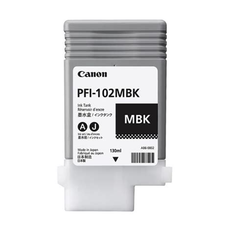 Canon Pfi Mbk Pigment Matte Black Ink Tank Ml Cityblue