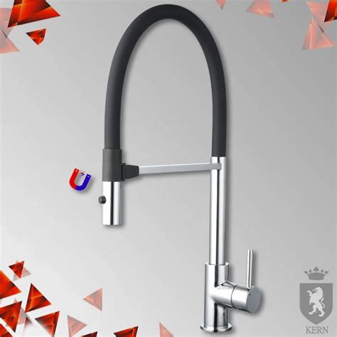 Смеситель для кухни Kern 2075 на магните с переключением на душ, хром ...