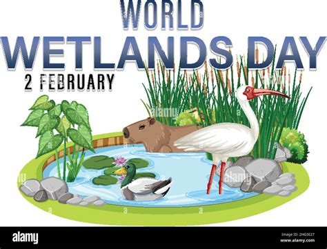 World Wetlands Day logo design illustration Stock Vector Image & Art ...