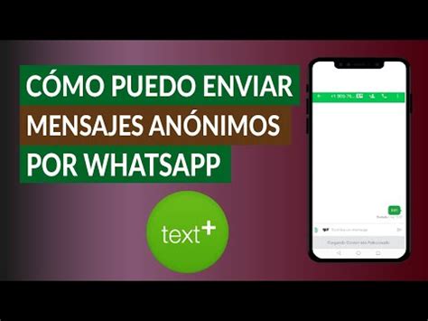 C Mo Enviar Mensajes An Nimos De Whatsapp Sin Que Salga El N Mero