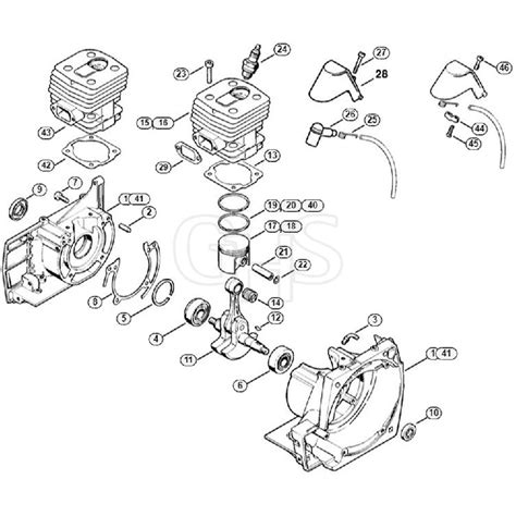 Genuine Stihl Fs A Crankcase Cylinder Ghs