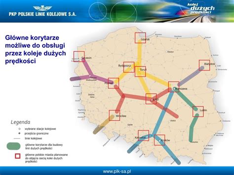 PPT Kierunki rozwoju kolei dużych prędkości w Polsce PowerPoint