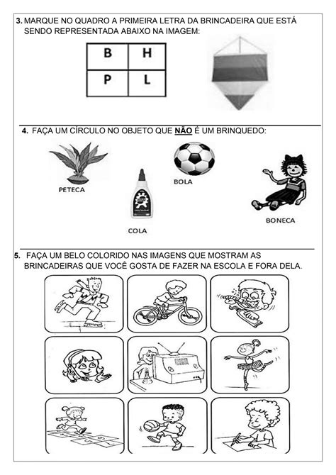 Atividades Educa O F Sica Ano Folha S Escola