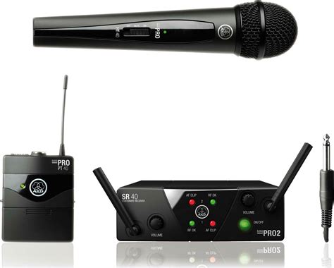 Akg Wms Mini Dual Vocal Instrumental Set Micr Fono Inal Mbrico De Mano