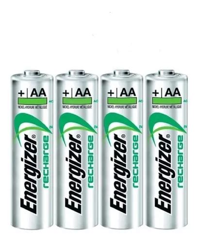 Pilas Recargables Baterias Energizer Aa X 4