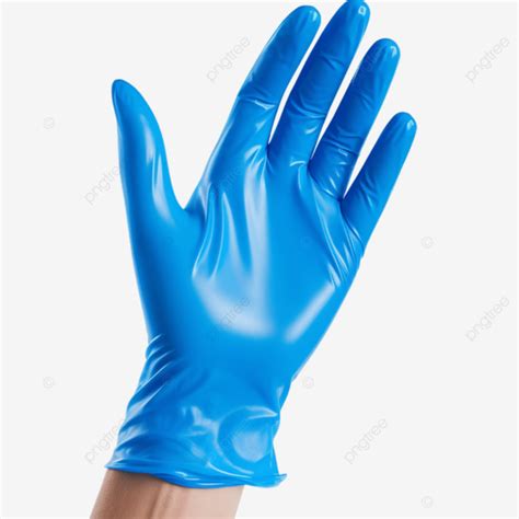 Hand In A Medical Glove Hand Medical Glove Png Transparent Image And