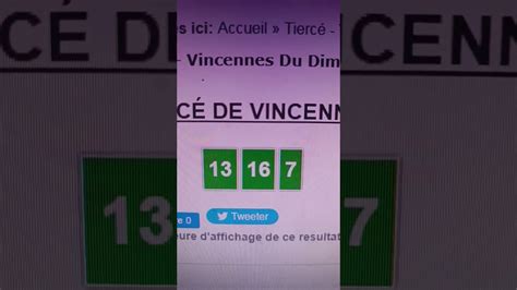L arrivée Tiercé D aujourd hui YouTube