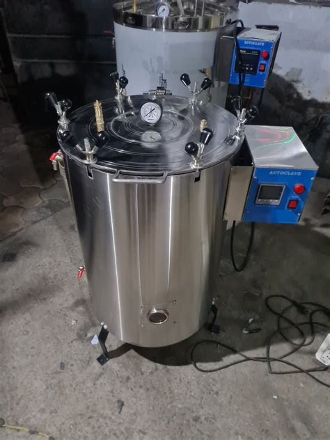 Stainless Steel Vertical Triple Wall Radial Lock Ss Autoclave At Rs