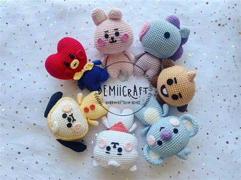 Crochet Kpop Doll Plushie Amigurumi Pattern Pdf File Instant Etsy