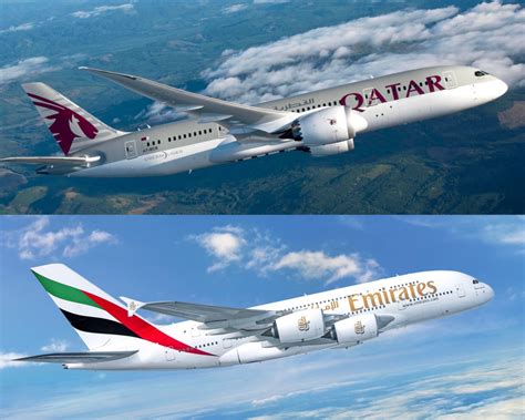 Qatar Airways Emirates Rank In The Top Best Airlines For