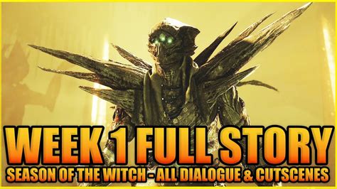 Season Of The Witch Full Story Week 1 All Dialogue And Cutscenes Destiny 2 Youtube