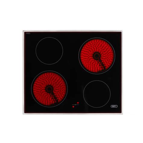 Defy 600 Ceran Hob Black PnP