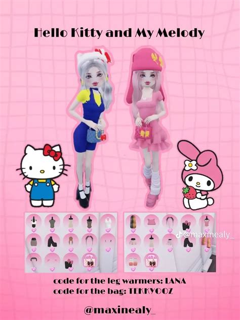 Horror Movie Dress To Impress In 2024 Hello Kitty Duo Dress My