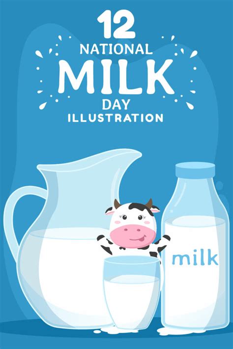 12 Happy Milk Day Illustration - MasterBundles