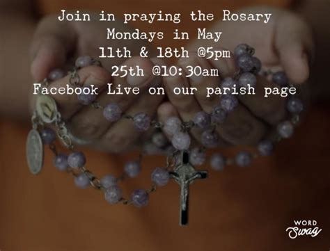 Streamed Online Rosary | St. Boniface Martyr Parish