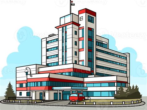 Hospital Building illustration Clipart 26573490 PNG