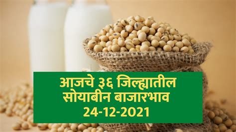 Maharashtra Soyabean Bajar Bhavsoybean Spot Market Pricessoybean