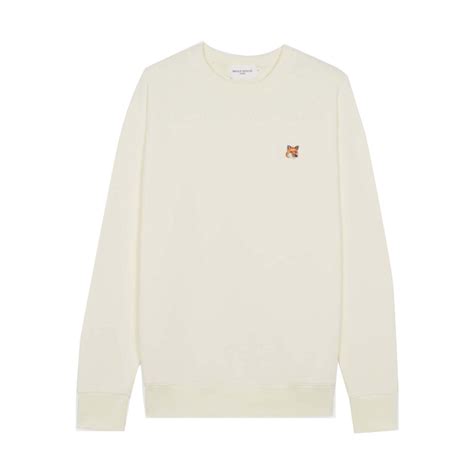 Maison KitsunÉ 米灰狐狸頭logo長袖衛衣 中性 Xs 誠品線上