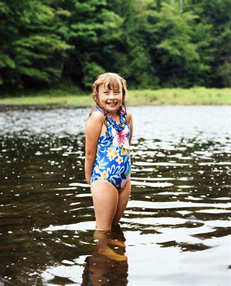 Girl Standing In Pond Free Photo Download Freeimages