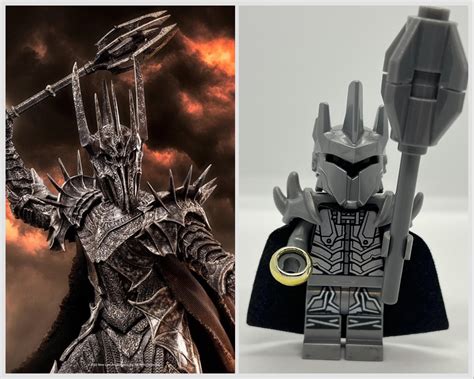 Lego Minifigure Creation Sauron Rlotr