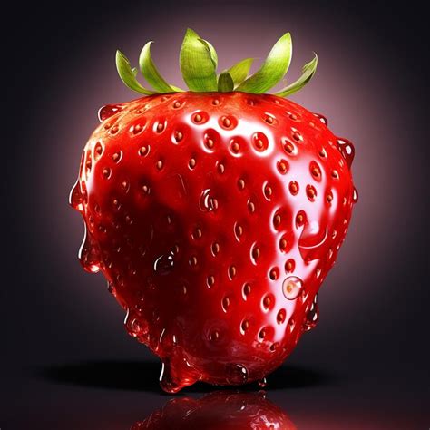 Premium Ai Image Psd Strawberry